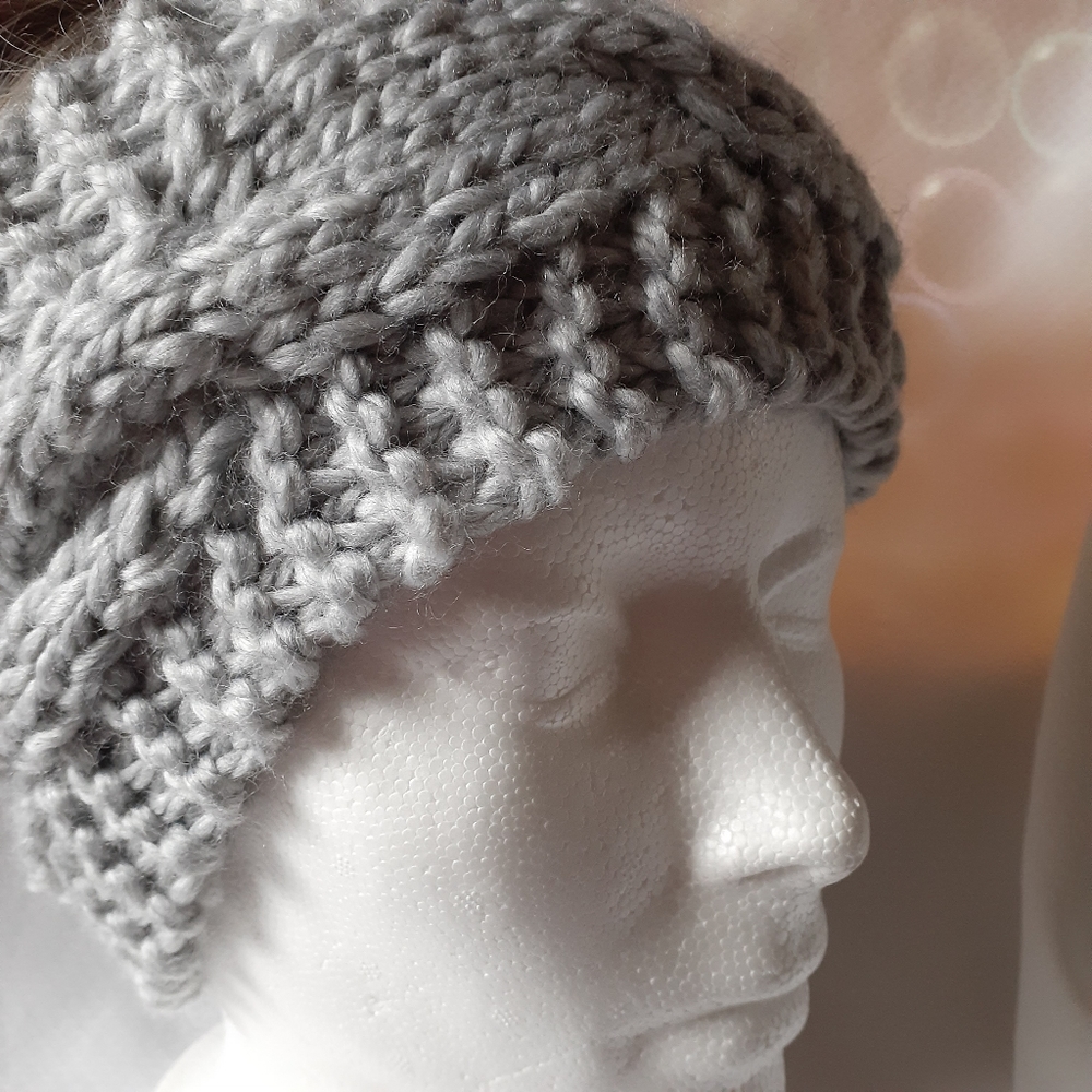 Light Gray/silver headband